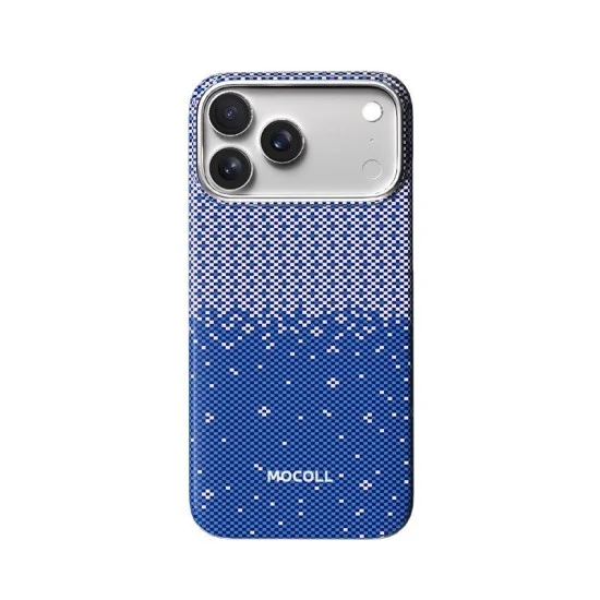 Iphone 17 pro bulletproof magsafe case by mocol - blue floral